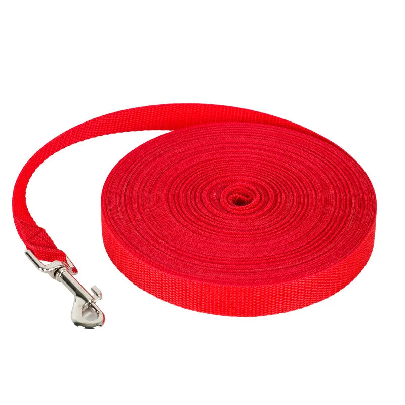 Long Dog Training Leash (1.2M - 30M) - Extended Nylon Tracking Rope