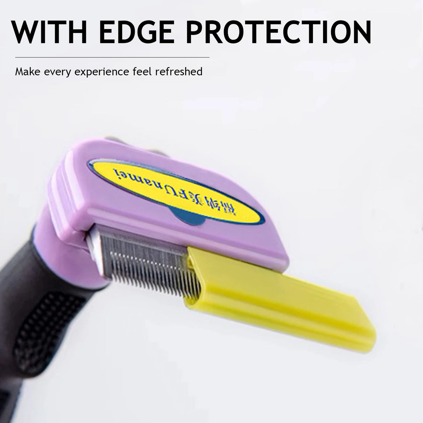 Dual-Sided Pet Dematting Comb - Anti-Lice Knot Remover for Dogs & Cats