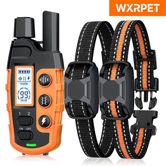 3300Ft Remote Electric Dog Training Collar - Waterproof Behavior Aid with Shock & Vibration