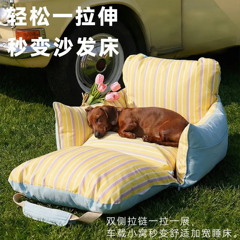 Car Pet for Outdoor Travel Small Dogs Cats Warm Nest Sleeping Dog Accessories for Small Dogs Cat Carrier