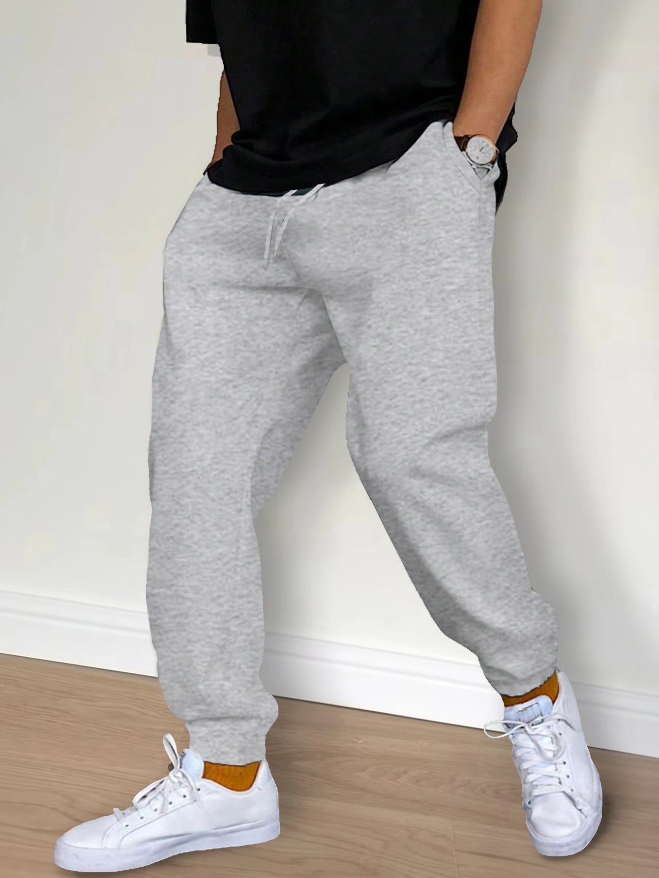 Men's Pants Casual Fashion Sports Pants Gym Sport Trousers Jogger Sweatpants Running
