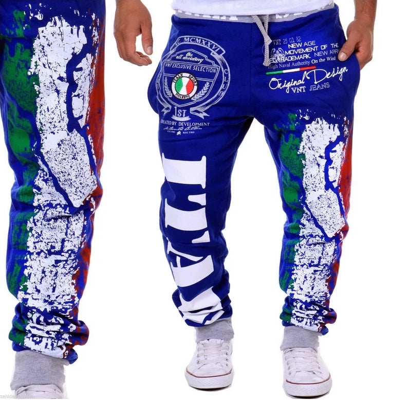 Men's Pants Weatpants Hip Hop Joggers Cargo Pants Men Casual Pants Fashion Printing Trousers