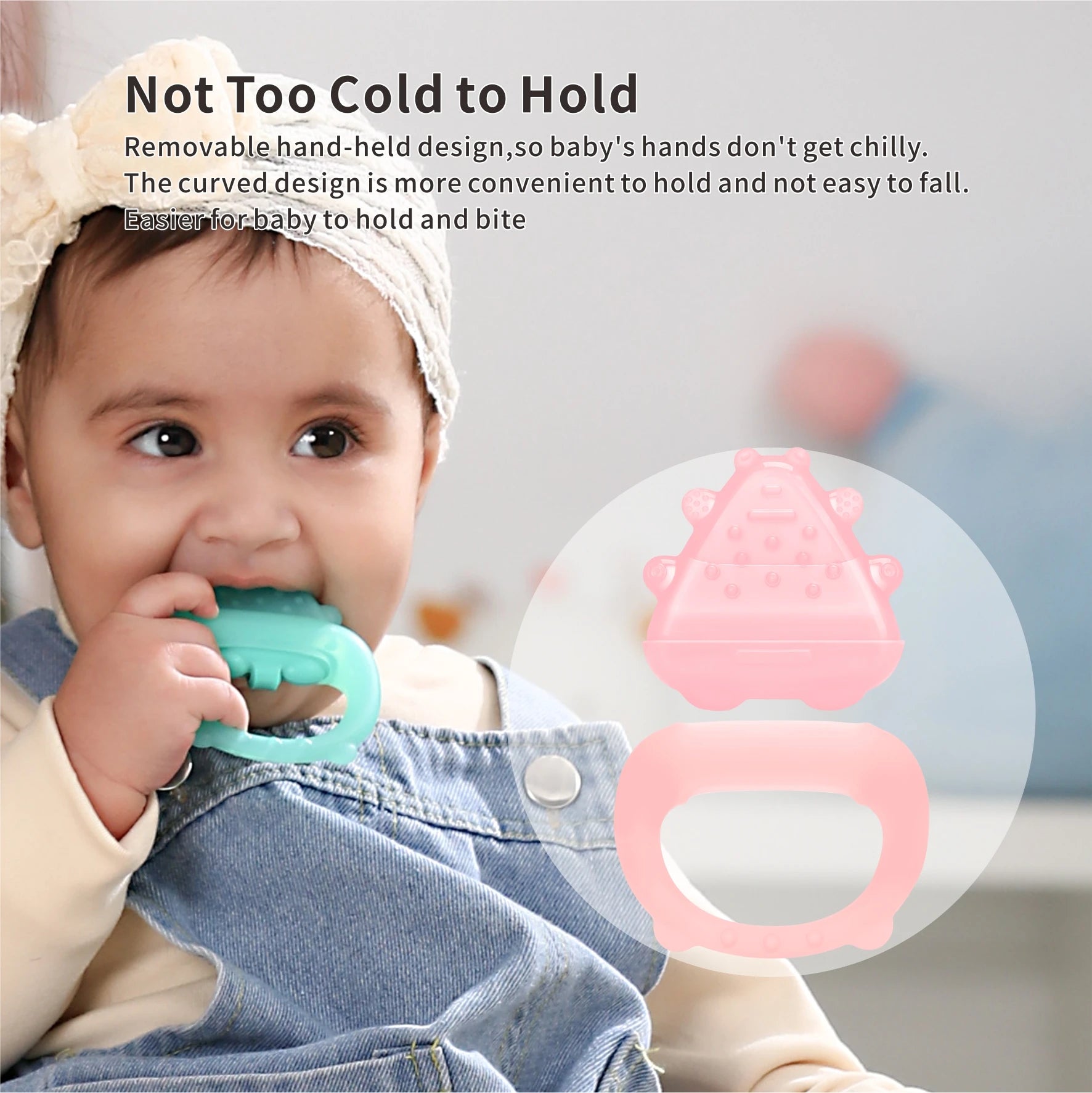 Freezable Baby Silicone Teething Toys – Cooling Relief for Babies 0-12 Months, BPA-Free, Water-Filled & Ice Teething Toys, Safe - PULSE MART