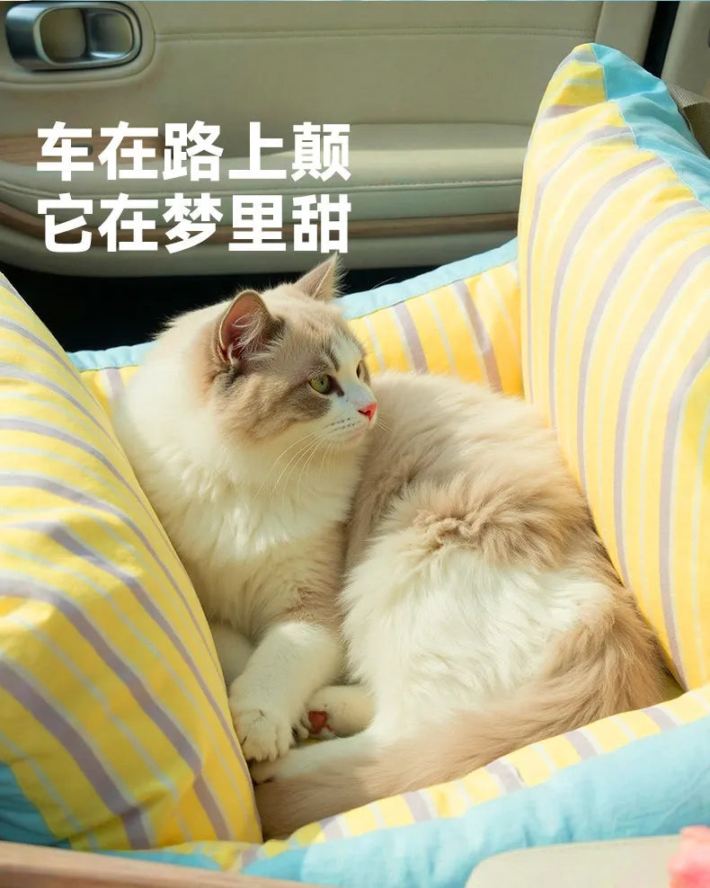 Car Pet for Outdoor Travel Small Dogs Cats Warm Nest Sleeping Dog Accessories for Small Dogs Cat Carrier