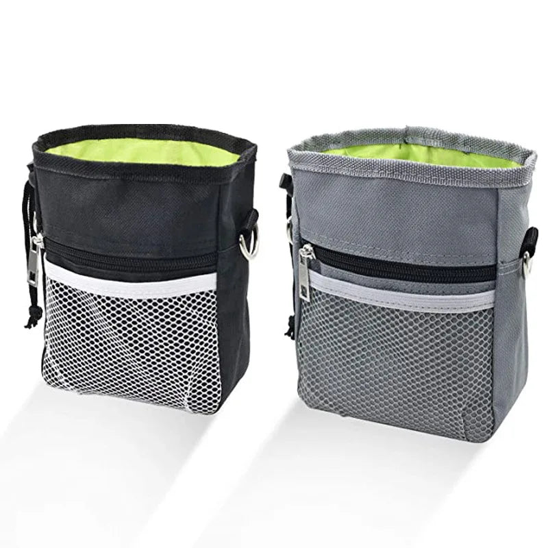 Dog Training Pouch Snack Carrier Outdoor Feeding Waist Bag Portable Foldable Pet Supplies Treat Holder Walking Adjustable Pack