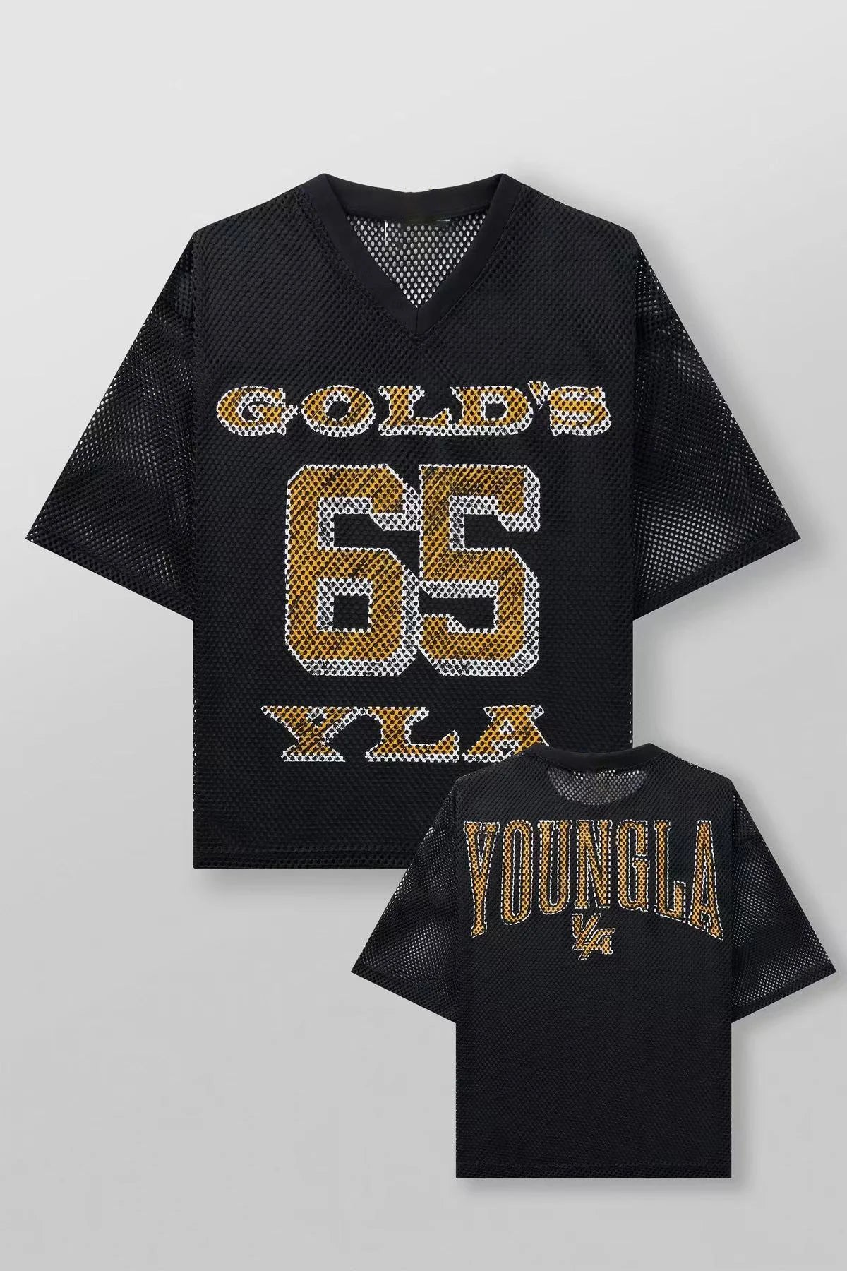 Men’s Summer Sports V-Neck T-Shirt – Loose Fit Gym Running Leisure Top