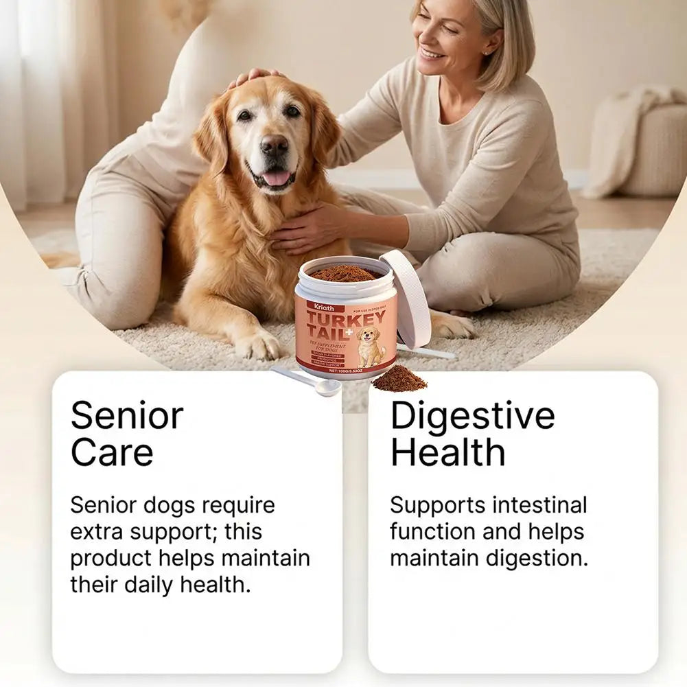 100g Dog Immune Support Powder – Daily Immunity Defense & Wellness Supplement
