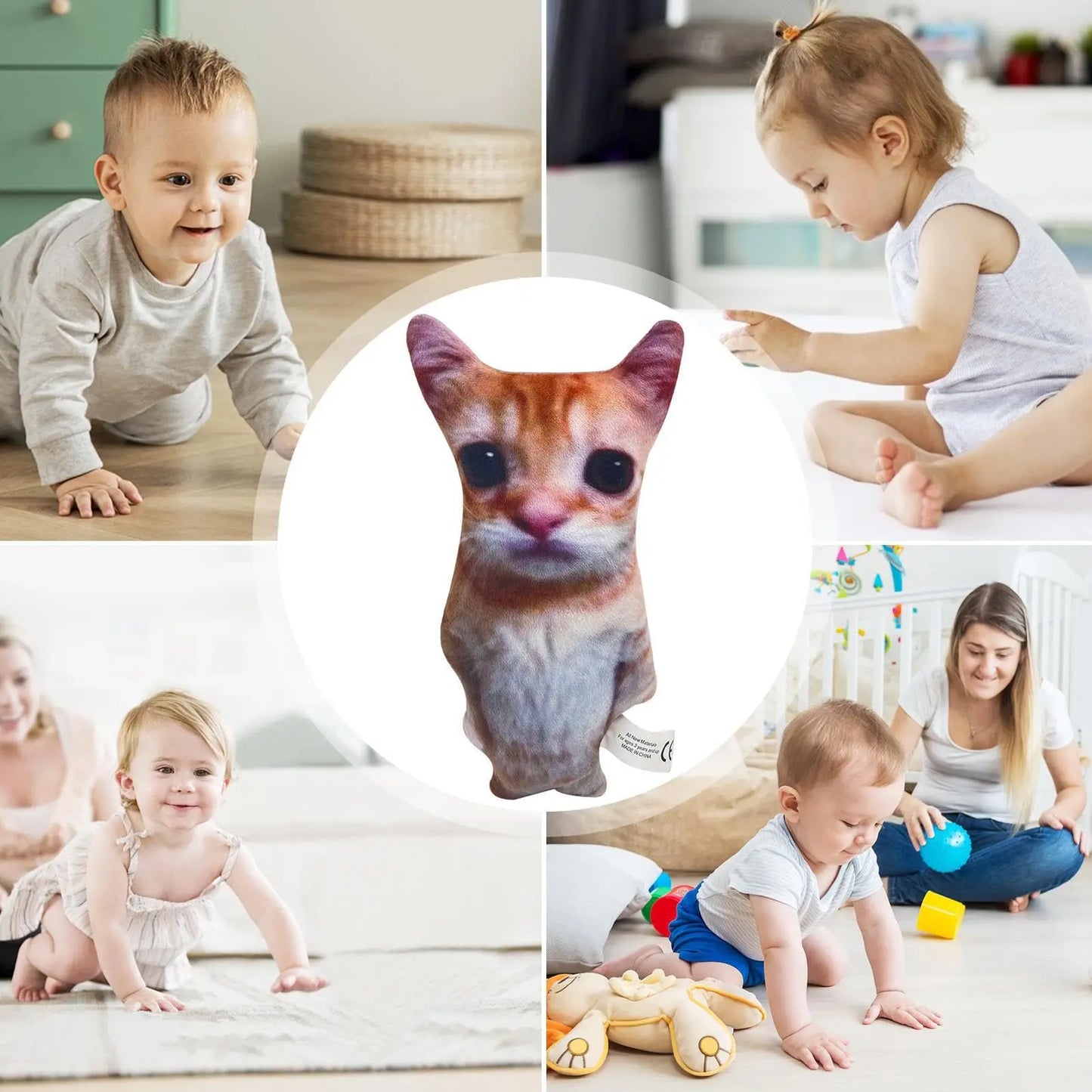 21cm Cute El Gato Cat Plush Toy – Soft Stuffed Cat Doll Collectible Gift