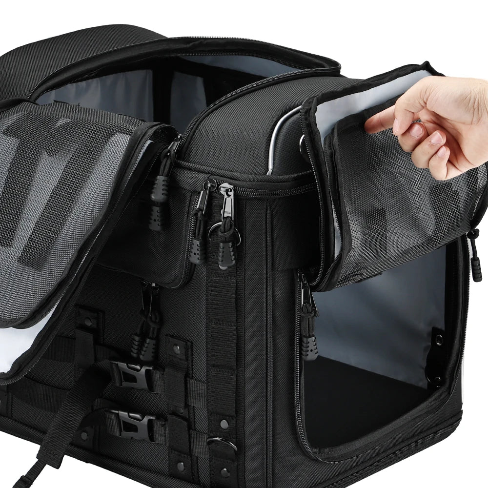 Motorcycle Pet Carrier Bag – Dog & Cat Carrier for Harley Touring, Street Glide, Road King & Trike Models