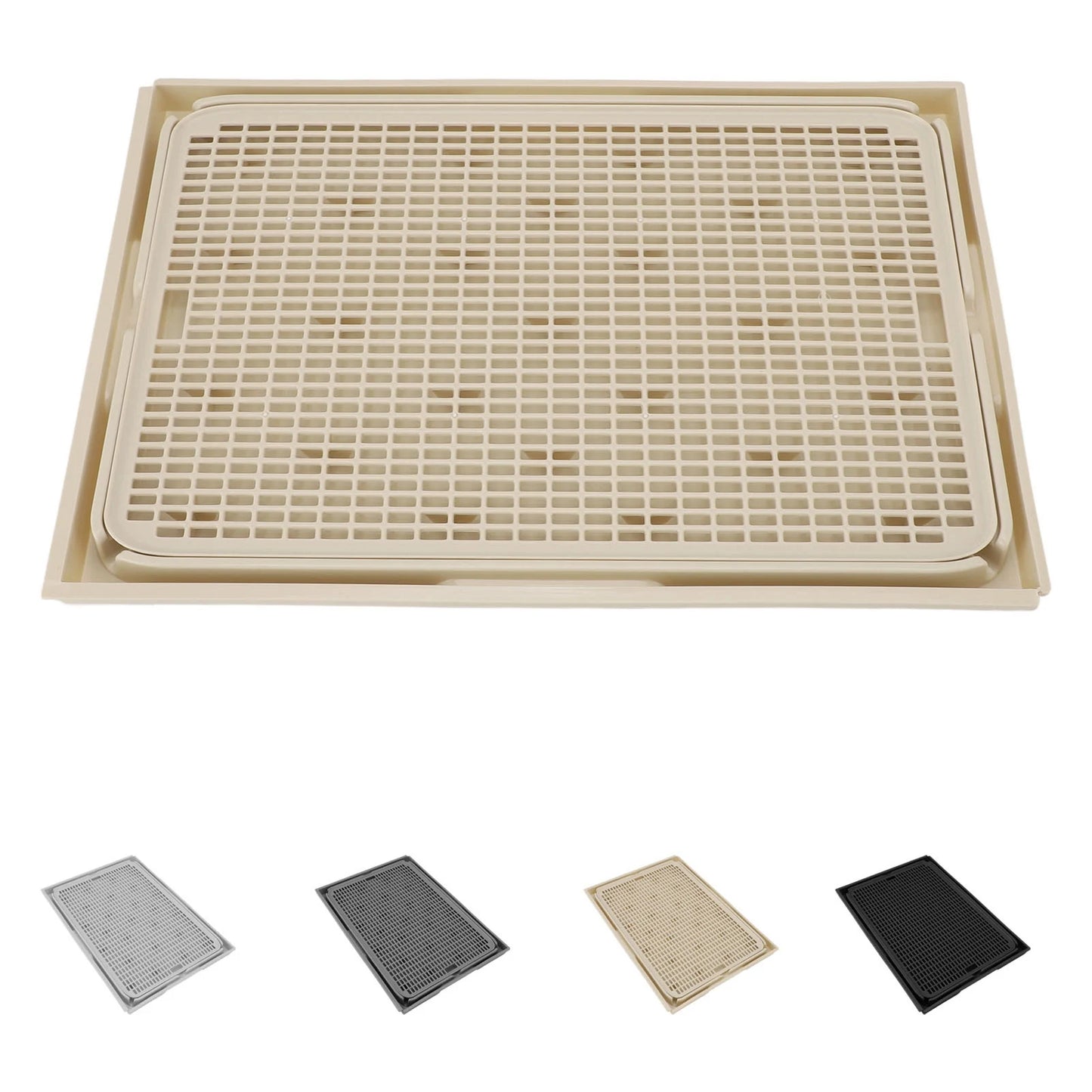 Cat Litter Trapping Mat – Spacious Double-Layer Washable Non-Slip Litter Catcher