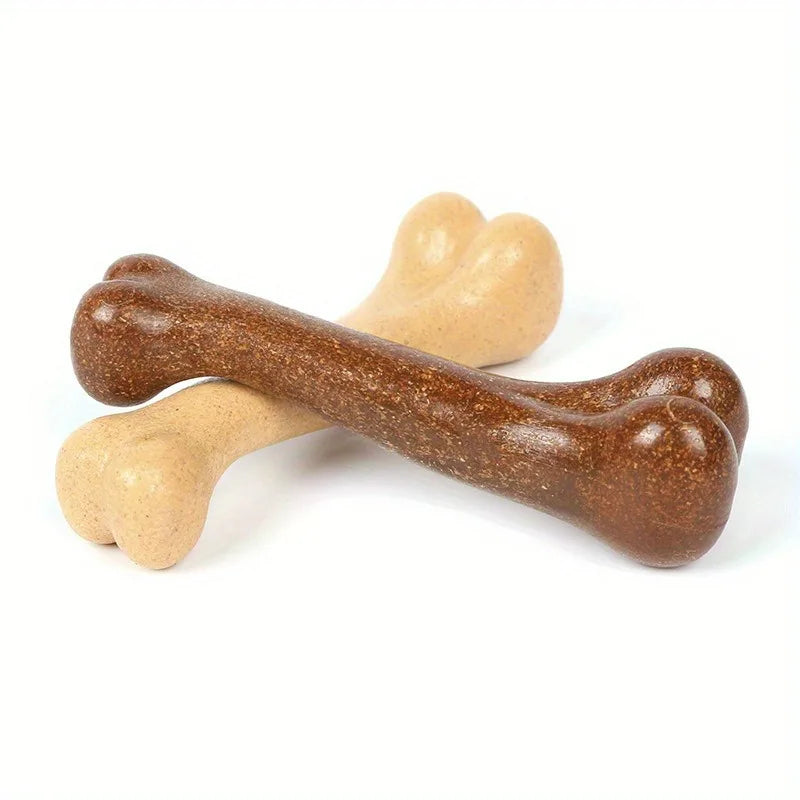 Beef-Flavored Bone Dog Toy - Durable Interactive Dental Chew