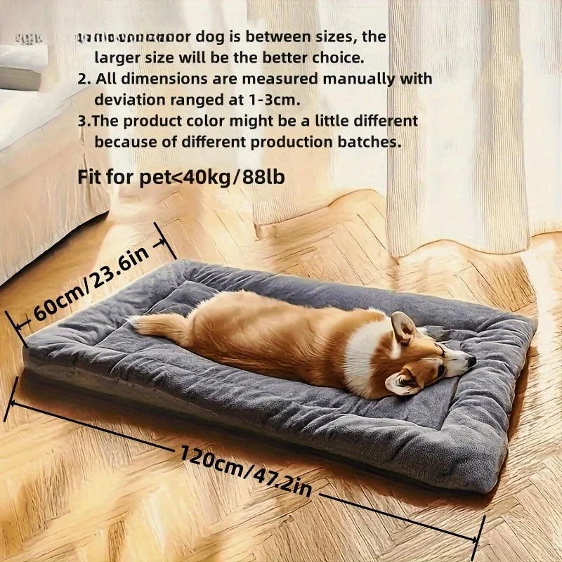 The Orthopedic Calming Crate Mat & Plush Dog Bed