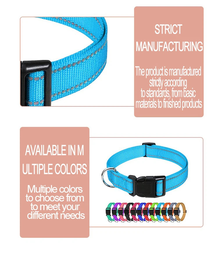 GXQ07 Choker Dog Collar: Decorative Adjustable Neckband for All Breeds