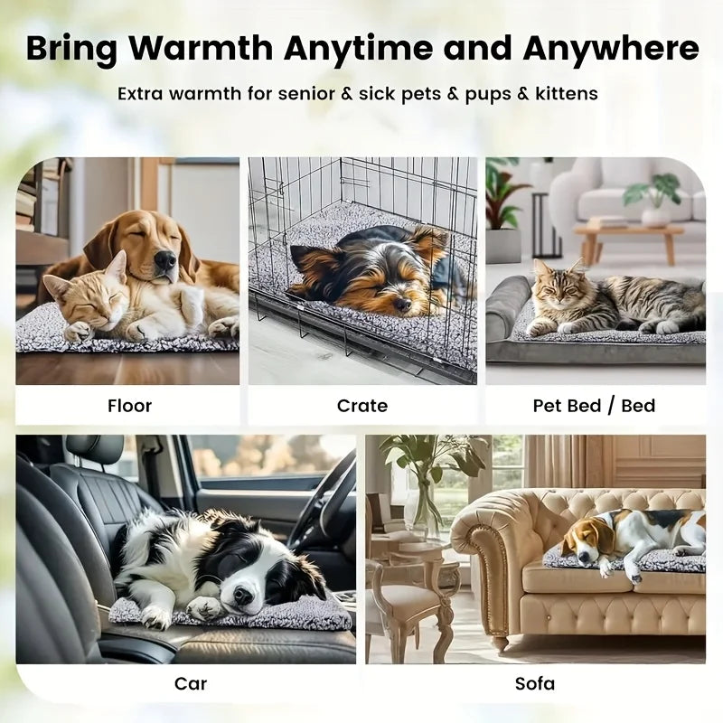 Ice Silk Dog Cooling Mat, Washable & Portable Summer Pet Sleeping Pad
