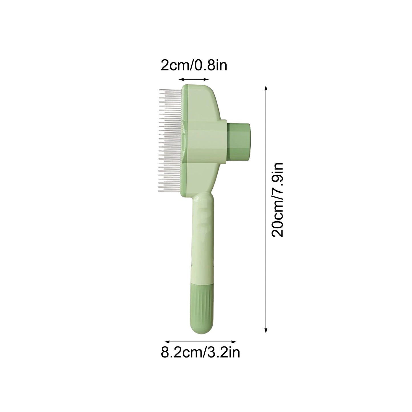 Self-Cleaning Dog Grooming Comb - Long Hair Pet Deshedding Brush