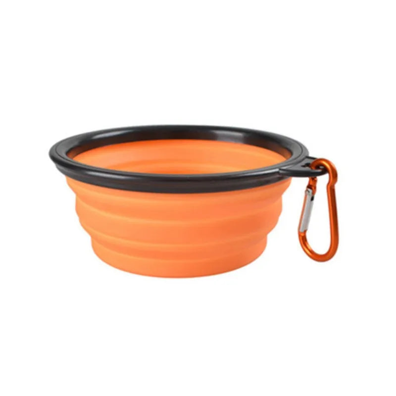 Durable TPR Collapsible Pet Bowl - Portable Travel Food & Water Dish