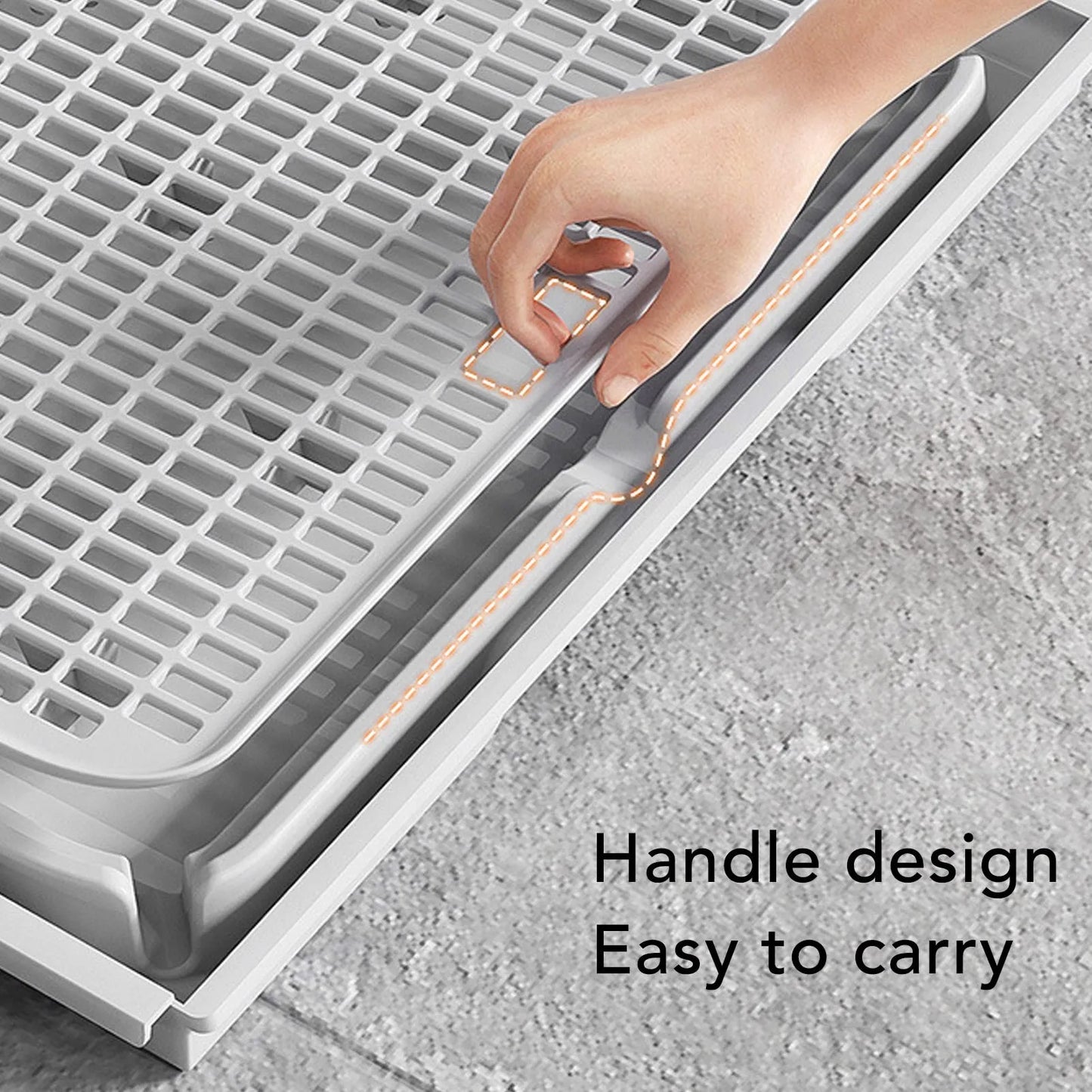 Cat Litter Trapping Mat – Spacious Double-Layer Washable Non-Slip Cat Litter Catcher