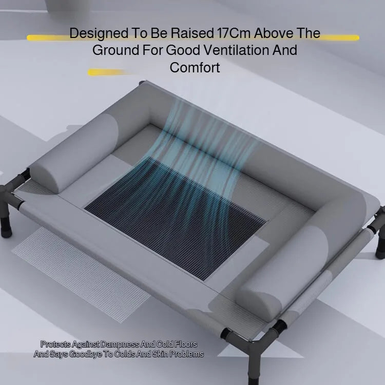 Elevated Pet Floor-Off Bed | Breathable Mesh Waterproof Dog Cot