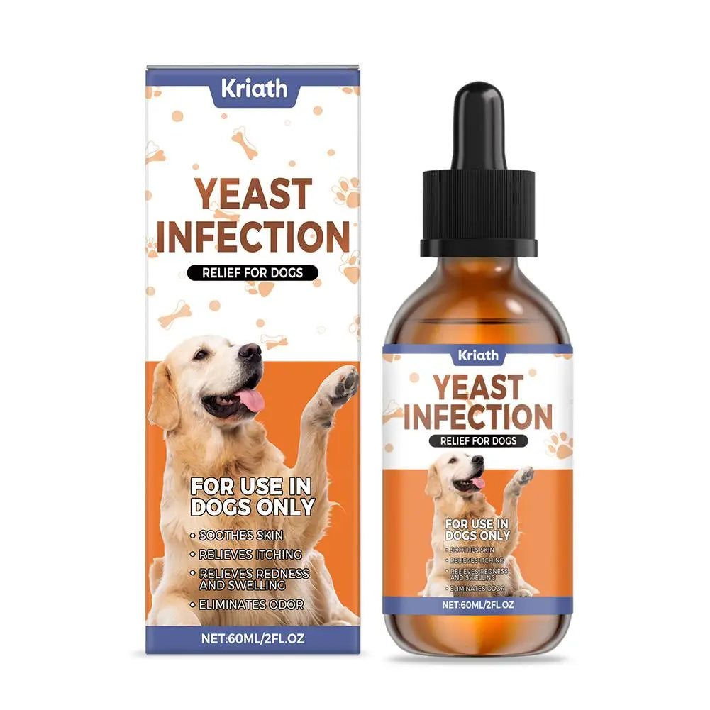 Premium Dog Shedding & Dry Skin Drops – 60ML Herbal Coat Conditioner