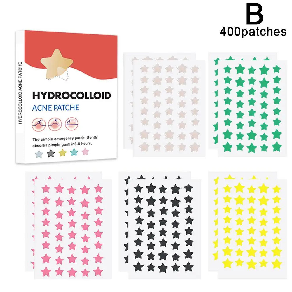 200–1080PCS Invisible Hydrocolloid Pimple Patches - PULSE MART