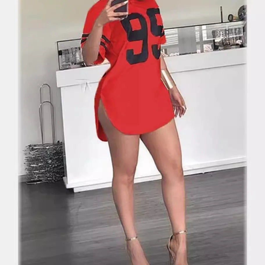 Women’s Summer T-Shirt – Loose Fit O-Neck Short Sleeve Top