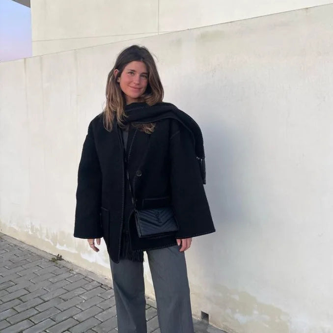 Women’s Fashion Woolen Coat – Autumn/Winter 2024 Collection - PULSE MART