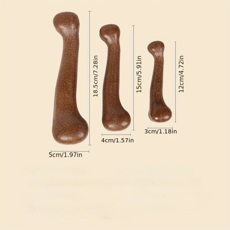 Beef-Flavored Bone Dog Toy - Durable Interactive Dental Chew