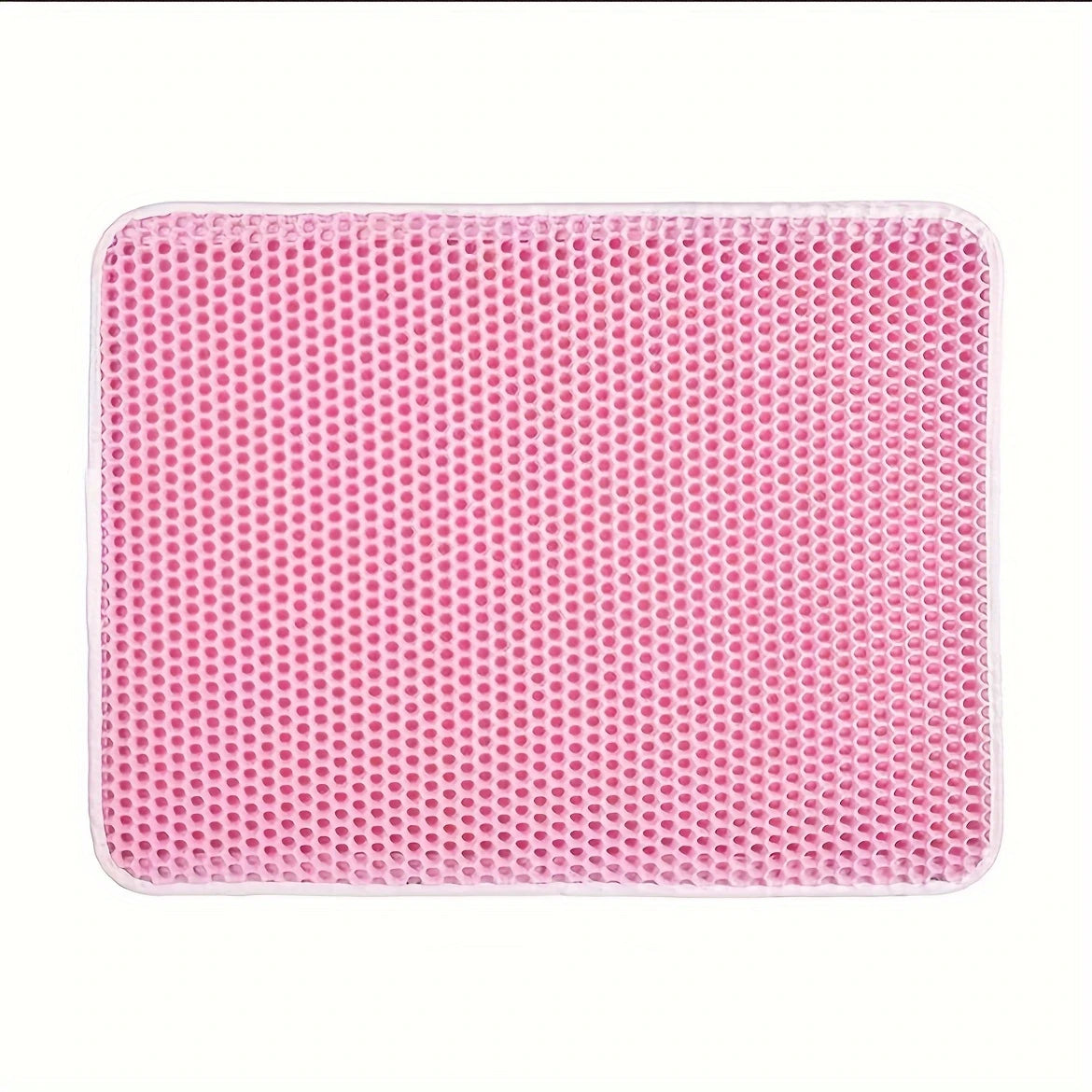 Large Honeycomb Double-Layer Cat Litter Mat – Waterproof Easy-Clean Litter Catcher