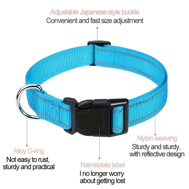 GXQ07 Decorative Dog Collar: Adjustable Choker Neckband for All Sizes