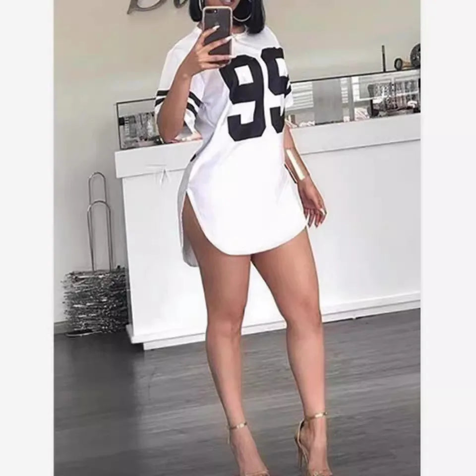 Women’s Summer T-Shirt – Loose Fit O-Neck Short Sleeve Top