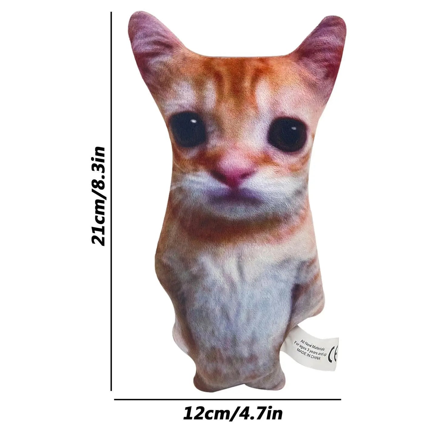 21cm Cute El Gato Cat Plush Toy – Soft Stuffed Cat Doll Collectible Gift