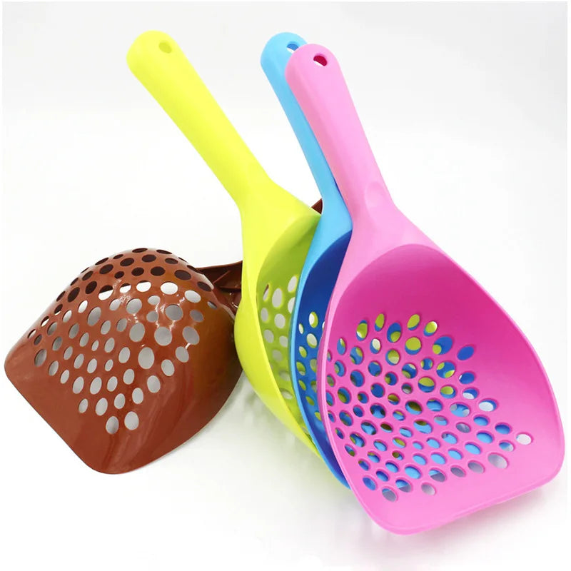 Large Cat Litter Scoop – Long Handle Deep Shovel for Easy Litter Box Cleaning