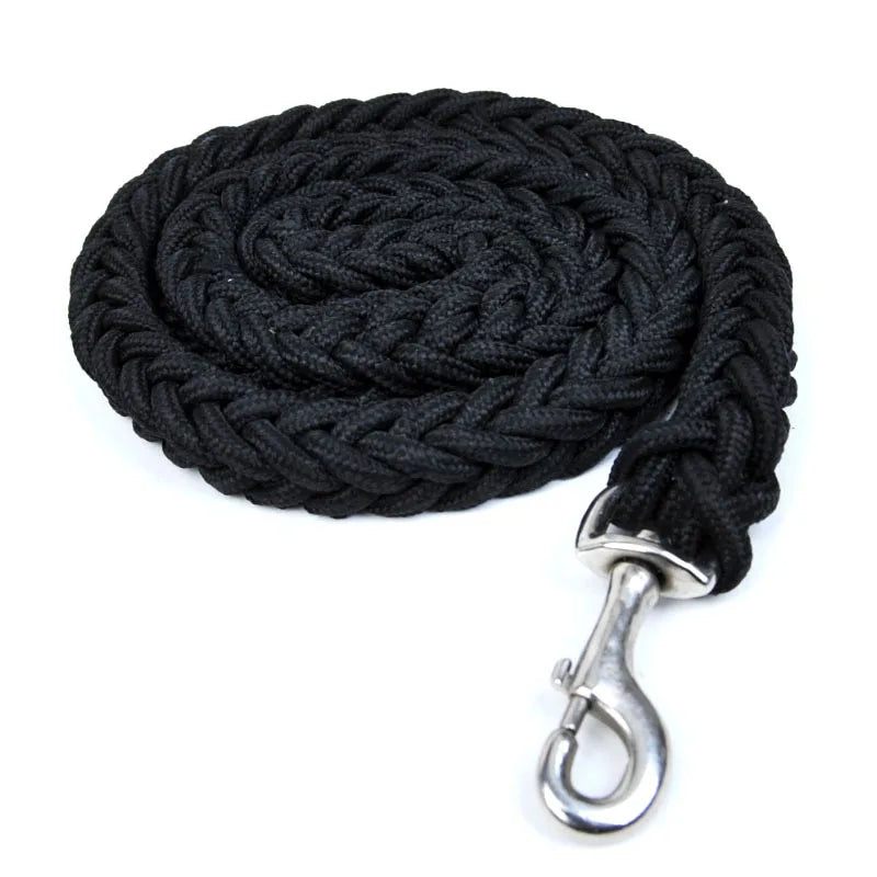 Heavy Puller Braided Dog Leash - Durable Nylon Rope Training Lead