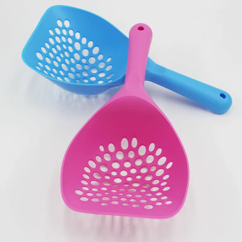 Large Cat Litter Scoop – Long Handle Deep Shovel for Easy Litter Box Cleaning