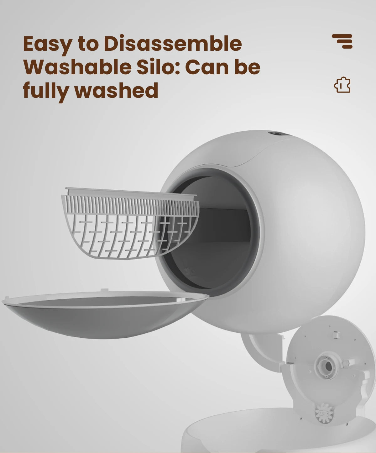 Automatic Self-Cleaning Cat Litter Box with App Control & Smart Deodorizer