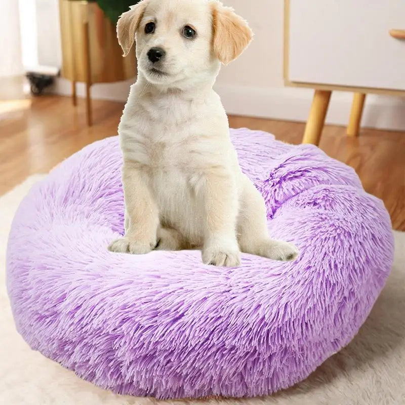 The Confort Therapy USB Heated Calming Donut Pet Bed
