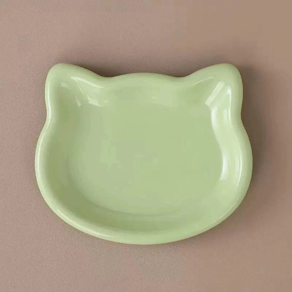Cat-Shaped Pet Bowl – Non-Slip Food & Water Bowl for Cats & Small Pets
