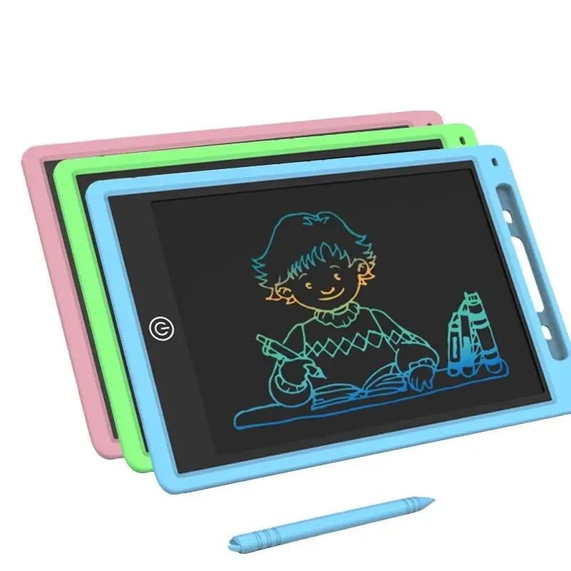 8.5/10/12/16 Inch LCD Writing Tablet for Kids,Reusable Magic Drawing Board with Stylus,Eco-Friendly Erasable Doodle Pad Toy Gift