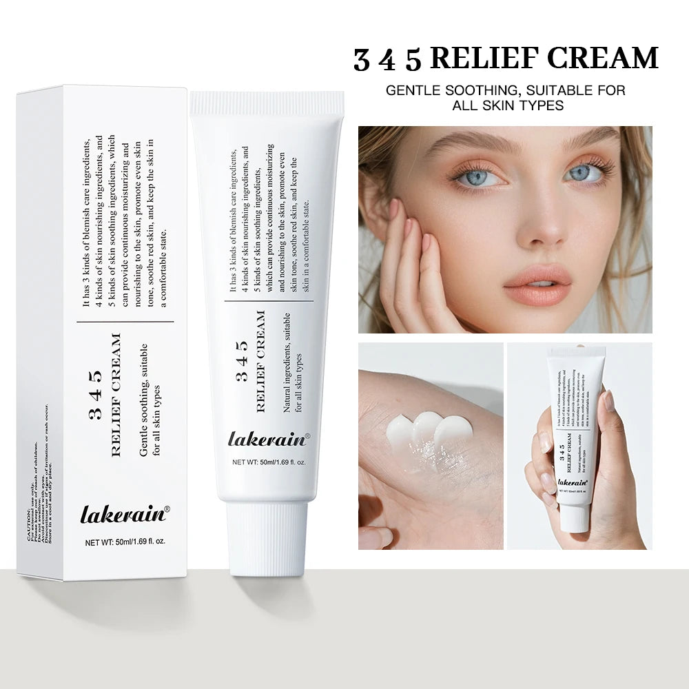 345 Relief Cream Comprehensive Skin Solution • Anti-Sugar • Antioxidant • Brightening &amp; Moisturizing - PULSE MART
