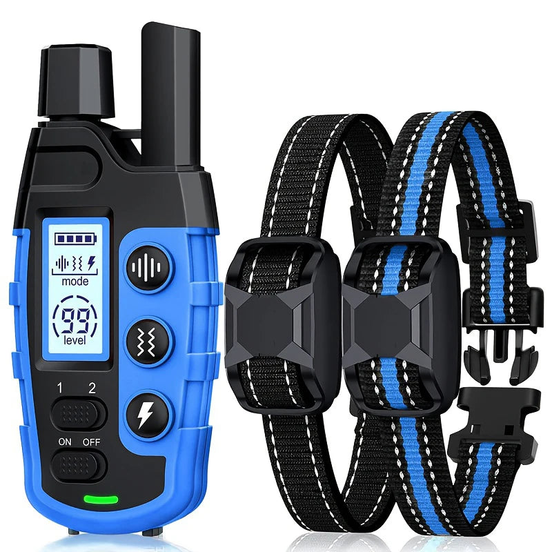 3300Ft Remote Electric Dog Training Collar - Waterproof Behavior Aid with Shock & Vibration