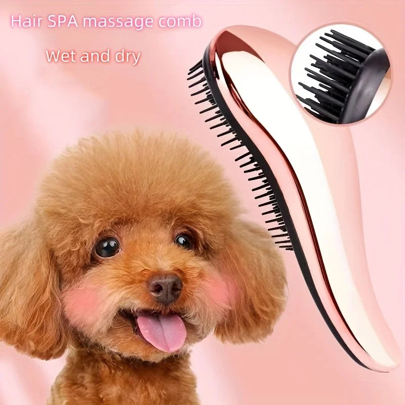 Undercoat Deshedding Bottom Rake - Hair Cleaning Comb for Dogs & Cats