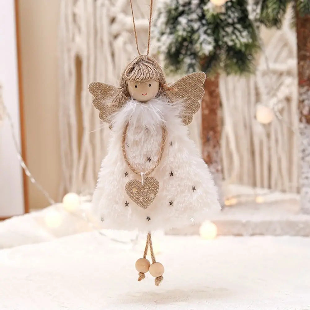 Christmas Pendant for Christmas Tree Drop Ornaments Christmas Angel Doll Christmas Decoration Xmas Tree Decoration Hanging Doll
