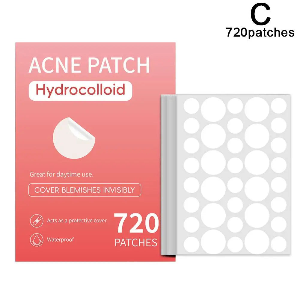 200–1080PCS Invisible Hydrocolloid Pimple Patches - PULSE MART