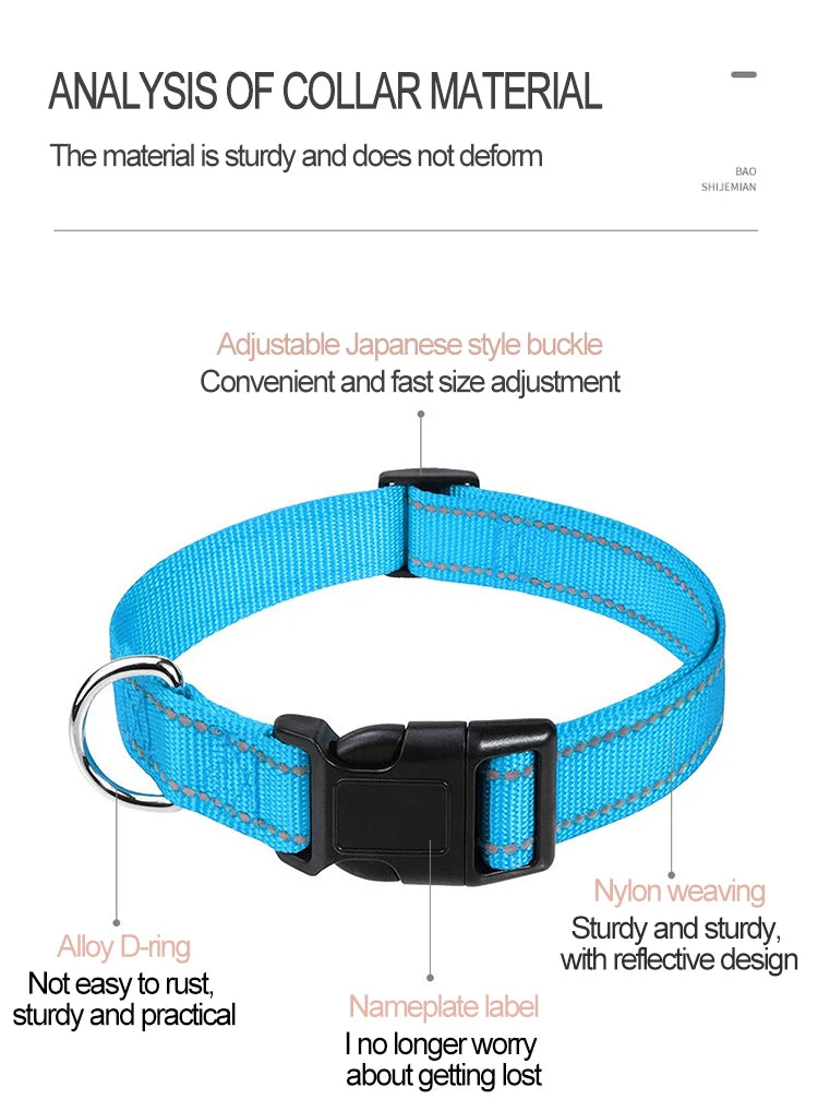 GXQ07 Choker Dog Collar: Decorative Adjustable Neckband for All Breeds