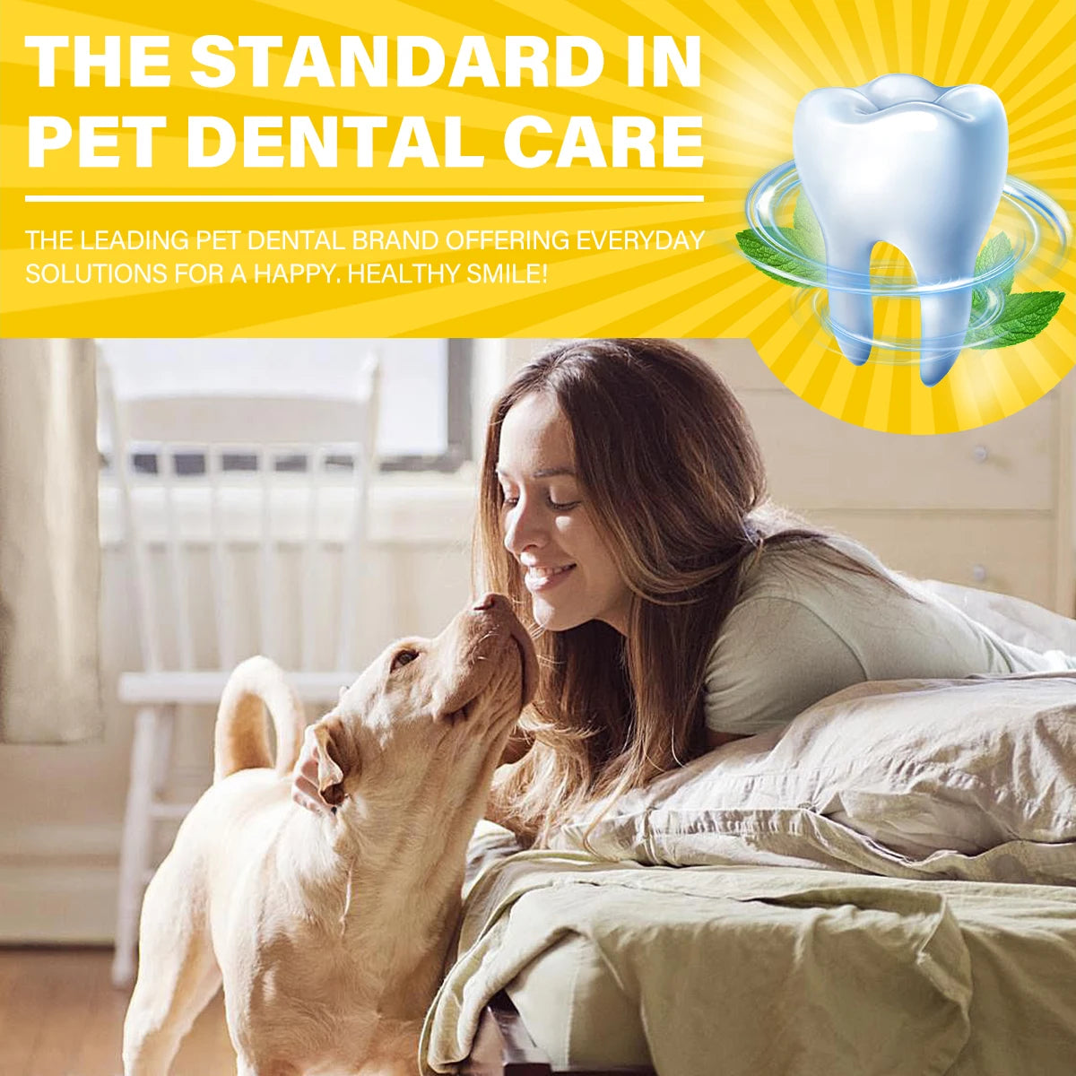 Dog & Cat Dental Care Kit - Fresh Milk Toothpaste & Deep Clean Toothbrush