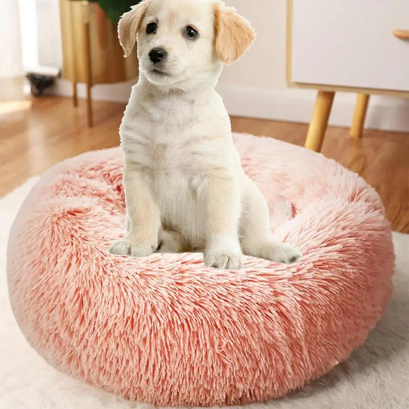 The Confort Therapy USB Heated Calming Donut Pet Bed