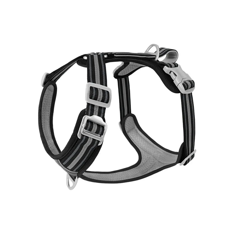 Car Safety Dog Harness: No-Pull, Reflective & Adjustable