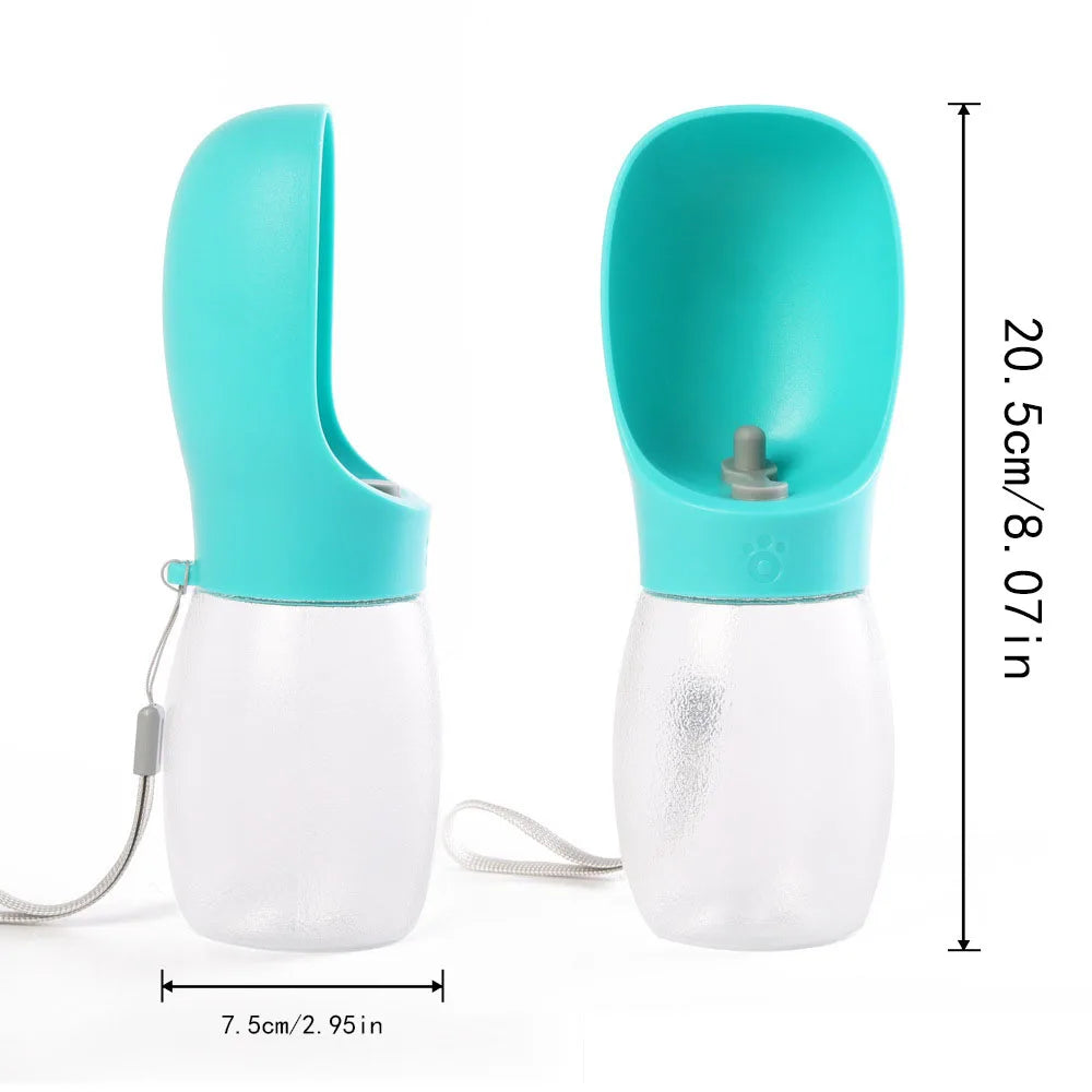 Portable Pet Water Bottle – Leakproof Travel Dispenser for Dogs & Cats