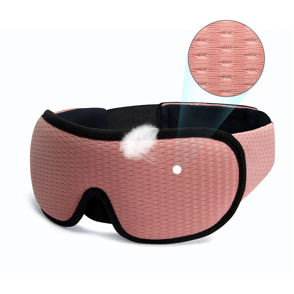 3D Sleeping Mask – Soft Padded Eye Shade &amp; Light-Blocking Sleep Mask - PULSE MART