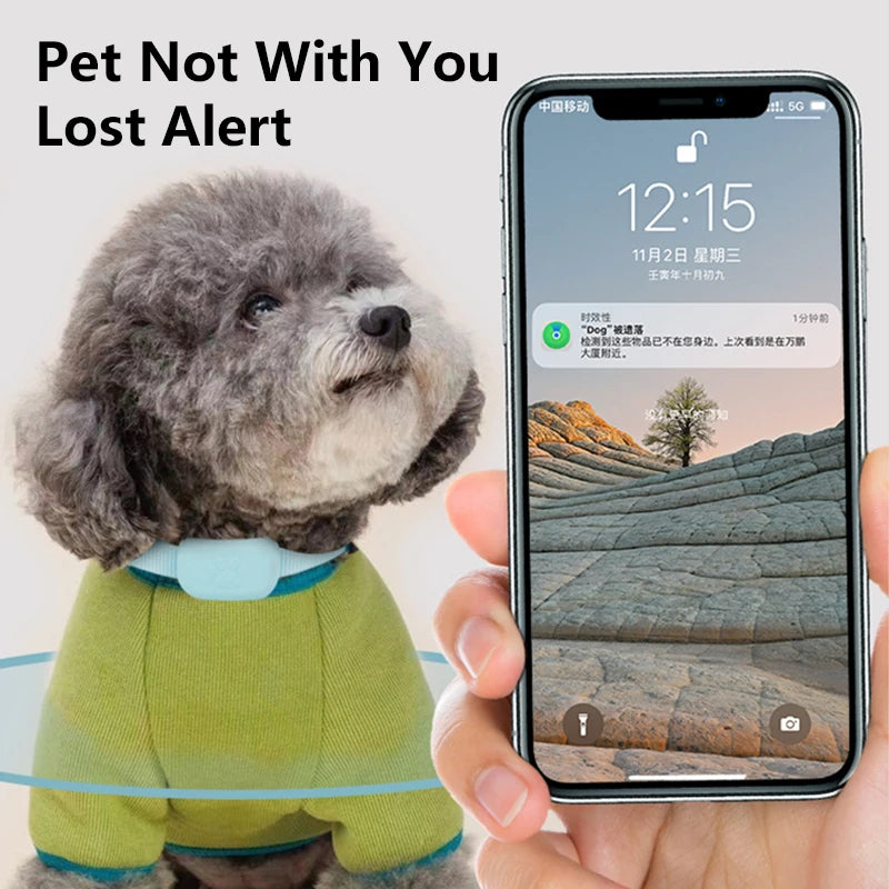 Smart Pet GPS Tracker Collar – Real-Time Anti-Lost GPS Locator for Dogs & Cats (iOS Compatible)